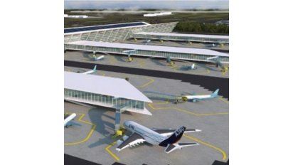 MÉXICO.
Puntapié inicial para las obras en Santa Lucía
