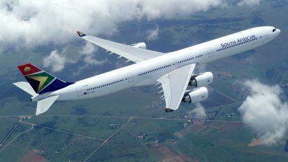 Un Airbus A340 de South African Airways.