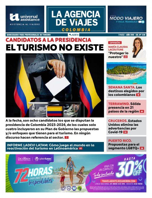 Última edición 339 del Emag la revista La Agencia de Viajes.