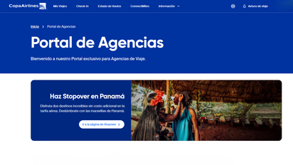 El Portal de Agencias de Copa Airlines brinda todas las herramientas necesarias a los agentes de viajes.