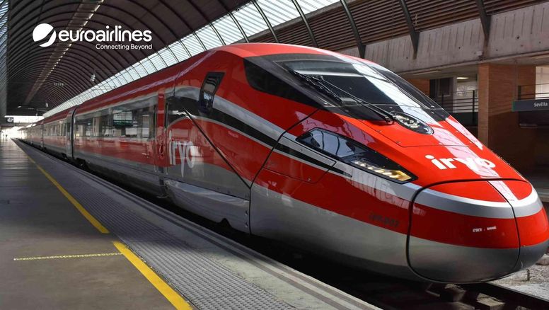 Uno de los trenes de Iryo.