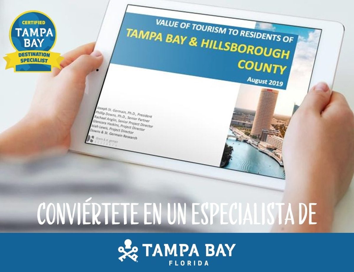 Visit Tampa Bay promociona el destino y brinda beneficios a los agentes de viajes.&nbsp;
