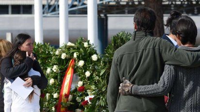 Familares de las victimas del siniestro del Germanwings en 2015