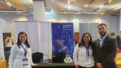 Equipo Latam: Lorena Faúndez, Elizabeth Correa y Rodrigo Osses.&nbsp;