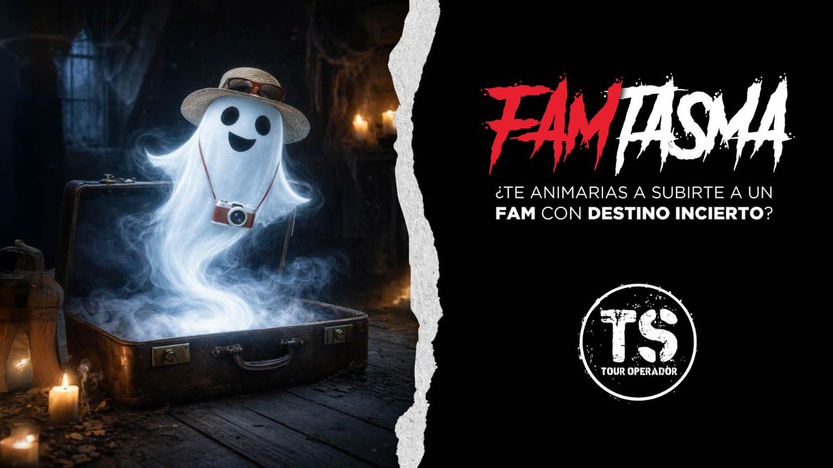 El flyer del FAMtasma de TS Tour Operador.