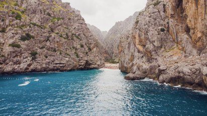 Cala de Sa Calobra, en Mallorca
