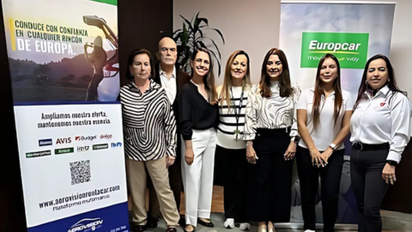Con motivo de su alianza con Europcar, Aerovision realizó evento para agencias de viajes.