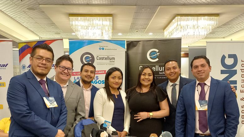 Equipo Castellum Ixchel, incluidos Johanna Vallejo, gerente general; Steven Acuña, socio accionista y; Adrián Díaz, gerente comercial.&nbsp;&nbsp;