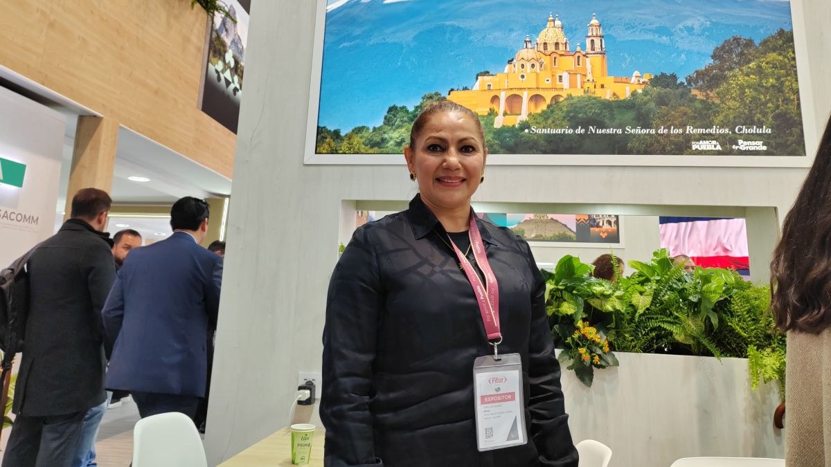 La secretaria de Desarrollo Turístico de Puebla, Yadira Lira.