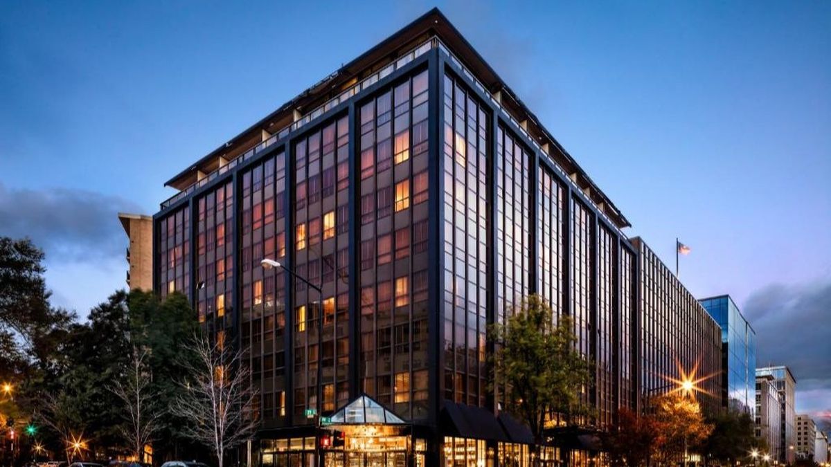 Fachada del Eurostars St. Gregory en Washington D. C