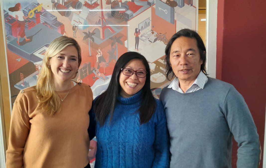 Melina Soria, Sandra Higa y Javier Konishi, integrantes del Depto. Exóticos de ACT Travel.