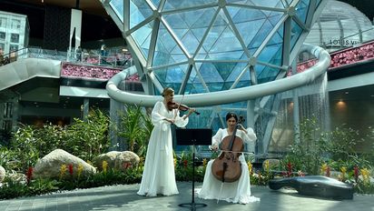 El jardín Orchard de Hamad-Doha, consagrado como el mejor aeropuerto del mundo.