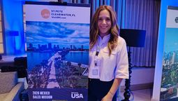 María Cárdenas, representante de &nbsp;Visit St. Pete/Clearwater, promovió los atractivos del destino durante la misión comercial de Brand USA en México.