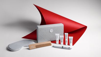 El lujoso kit de confort presentado por Air France para su clase La Première.
