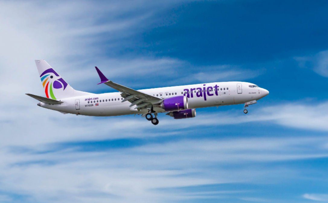 Arajet es la nueva aerolínea low cost que llega a la Argentina y que une a Buenos Aires con Santo Domingo - República Dominicana.