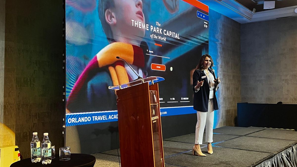 Johana Pardo, training manager de Visit Orlando, fue una de las expositoras del evento.
