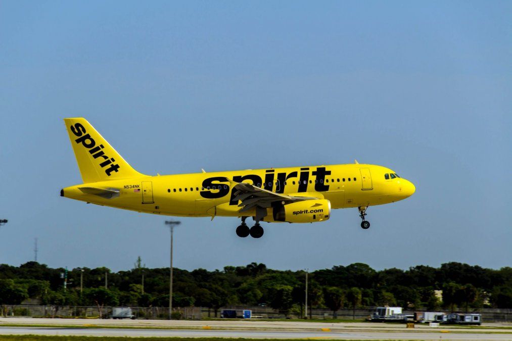 Avión de Spirit Airlines - Ladevi Medios y Soluciones Avión de Spirit Airlines