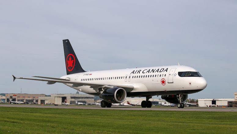 Air Canada está retomando paulatinamente su cronograma de vuelos.