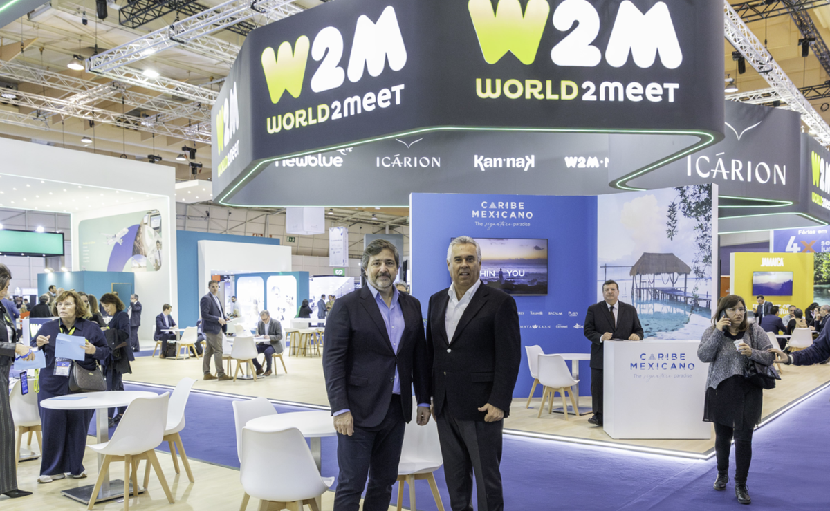 Gabriel Subías (izquierda), CEO de W2M World2Meet y Duarte Correia, Country Manager de la compañía en Portugal.