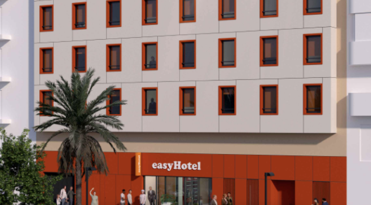 Proyecto de EasyHotel de su nuevo alojamiento en Alicante.