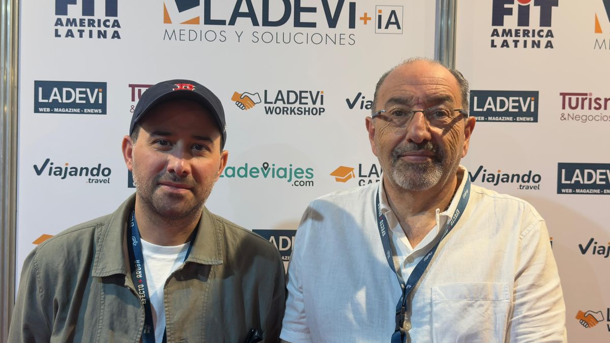 Vincenzo Alaima, director general de Courtyard Marriott Aruba Resort; y Jorge Castillo director de GAT International.&nbsp;