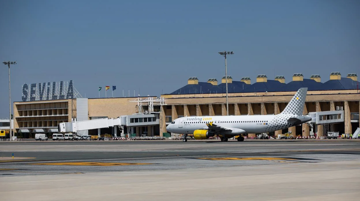 Aeropuerto de Sevilla (Andalucía).