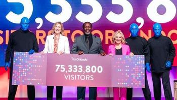 Visit Orlando informó que el destino recibió más de 75 millones de turistas en 2024. 