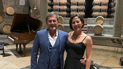 Ettore Colussi, presidente de Viva Wyndham Resorts, junto a Dominique Colussi, vicepresidente de Operaciones.