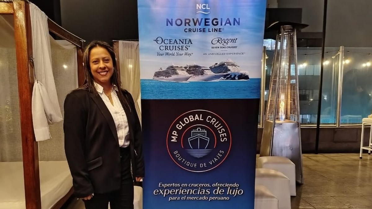 Milagros Olivos, gerente de ventas de MP Global Cruises.