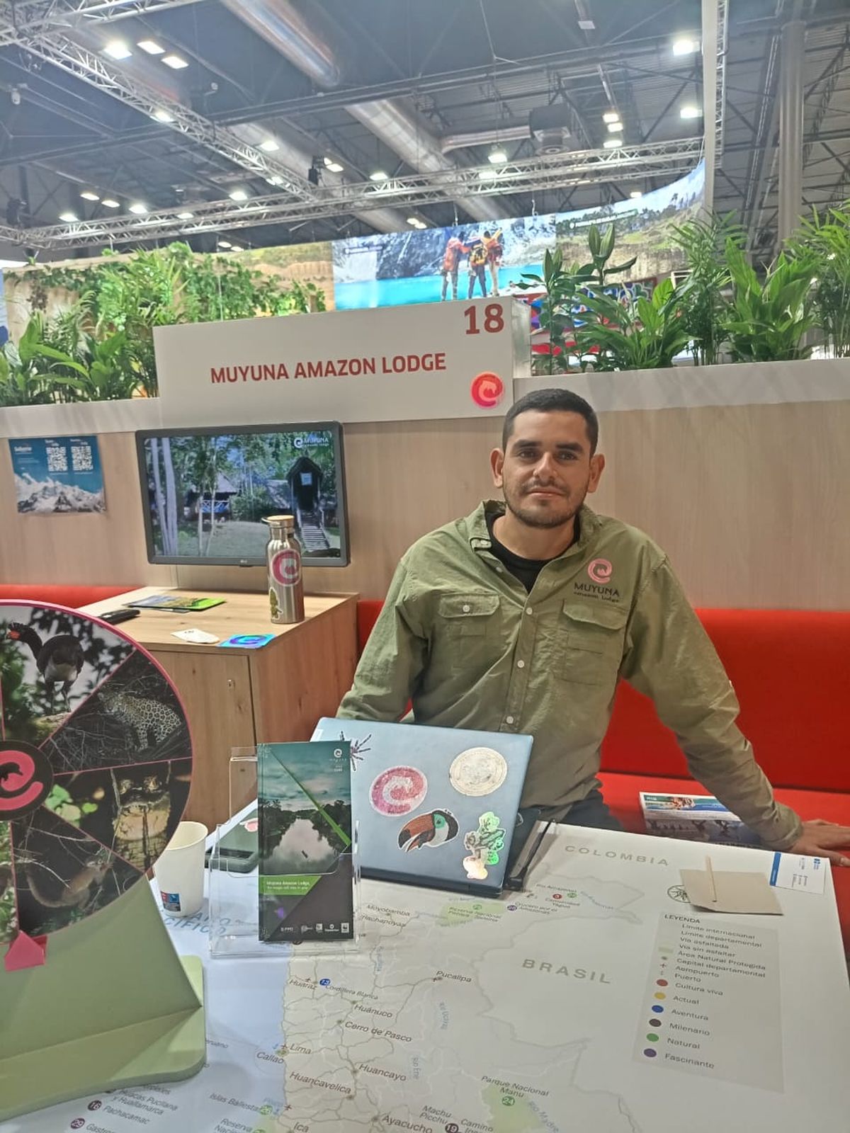 Santiago Sánchez de Muyuna Amazon Lodge, mesa 18 (pabellón 3, stand 3B07).