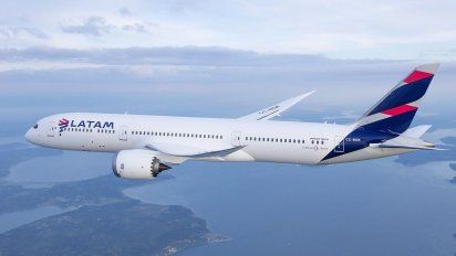Uno de los Boeing B-787 Dreamliner de Latam Airlines Group