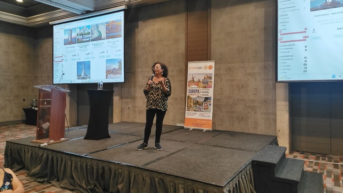 Durante el evento hubo una capacitación acerca de cómo sacar el mayor provecho al sistema de compra de circuitos en la web de Andes Reps. 