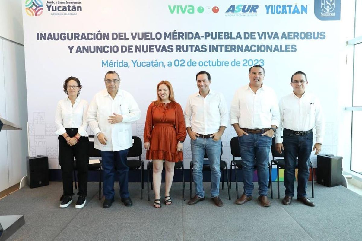 Viva Aerobus compartió las nuevas rutas salientes de Mérida hacia varios destinos de Florida y el AIFA.