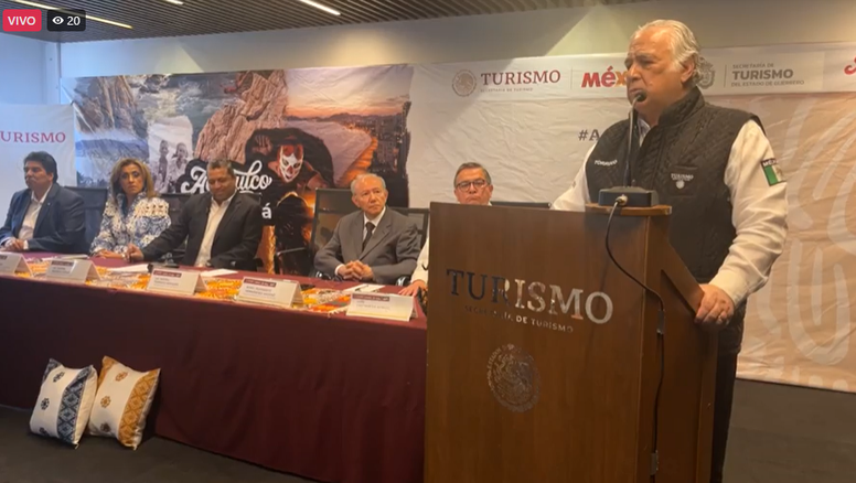 Miguel Torruco Marqués volció a ratificar a Acapulco como sede del Tianguis Turístico 2024.