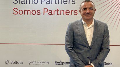 Tomeu Bennasar, CEO de Soltour, en una entrevista con Ladevi España en Fitur 2023.