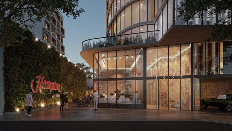 Argenway presenta Iconcenter Suites, módulo de 25 departamentos de alquiler turístico temporario.