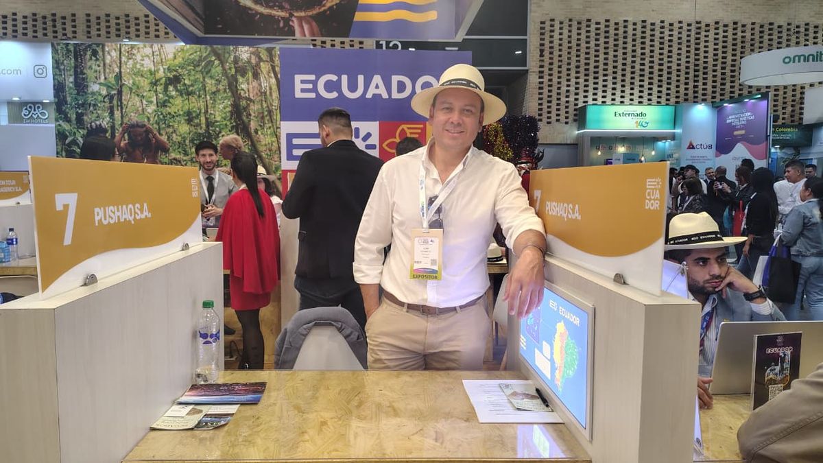 José Navarrete, de PUSHAQ S.A. Vitrina Turística Anato 2026.