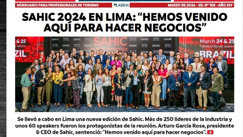 Portada de la Revista La Agencia de Viajes Perú de marzo de 2024.