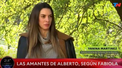 Yanina Martínez dejó trascender en su entorno que ella se hacía la cercana a Alberto Fernández porque le servía políticamente. Lo usaba.