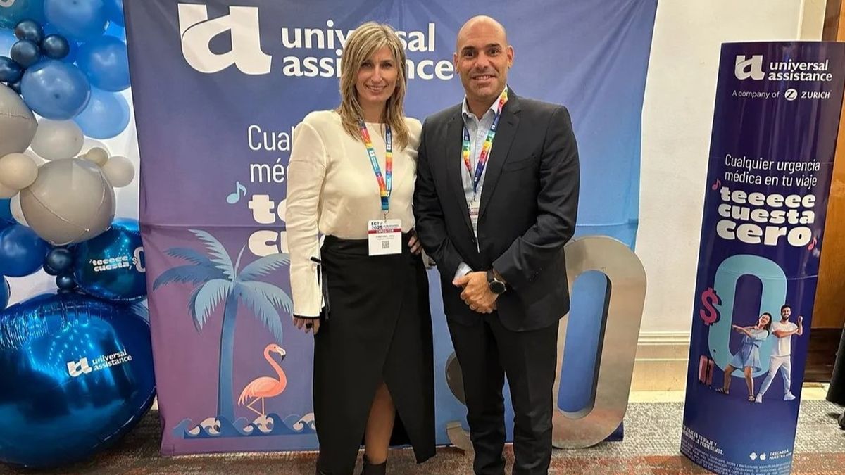 Universal Assistance: Ivana Sarzynski, gerente comercial, y Leonardo Napal, country manager de Argentina.&nbsp;