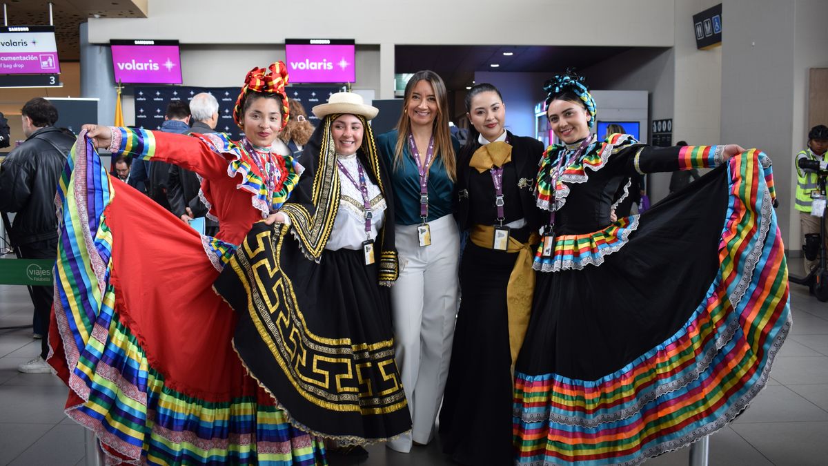 Por todo lo alto Volaris celebró el inicio de la nueva ruta Bogotá-Guadalajara.