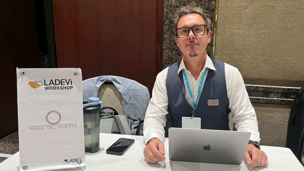 Nicolás Kraliczek, de María del Puerto, durante el Ladevi Workshop Bogotá 2026-2 .
