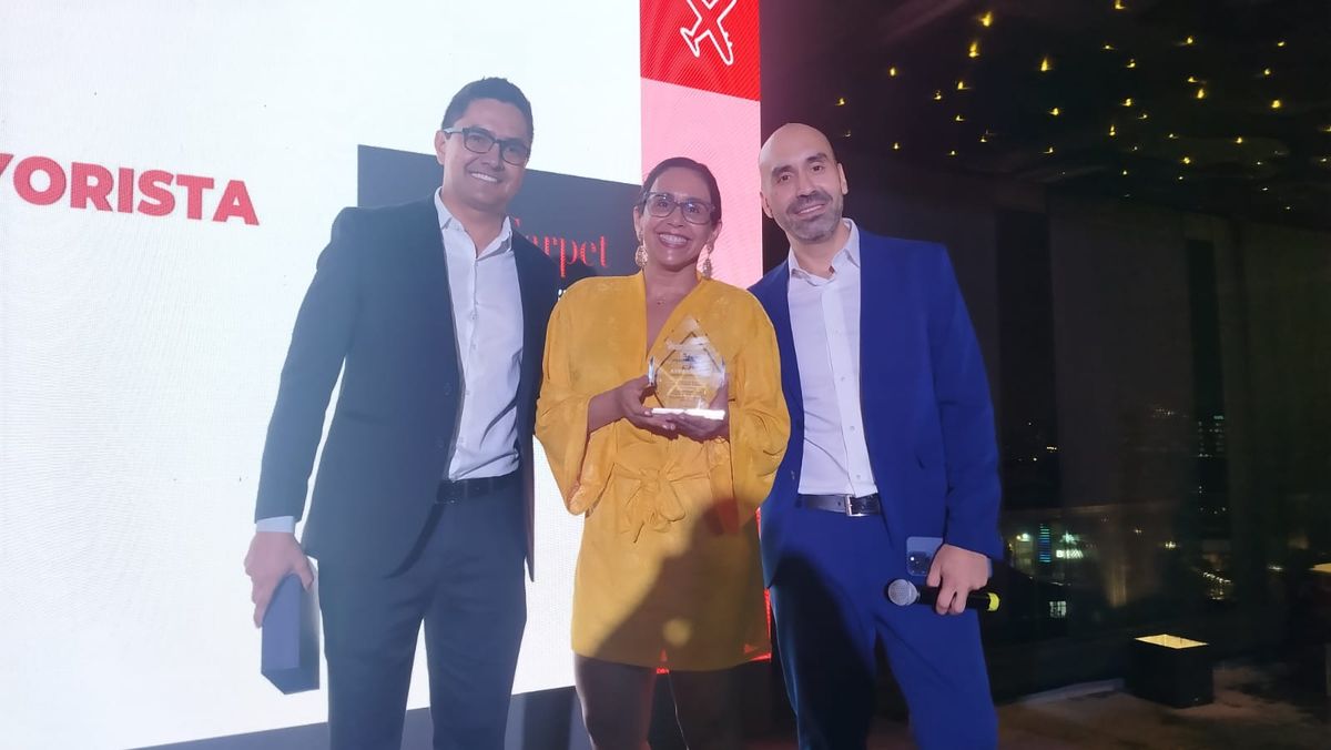 Nelson Diaz, Janice Velit y Orlando Romano.