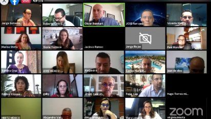 Presentación virtual de la nueva campaña de hoteleros del Caribe mexicano.&nbsp;