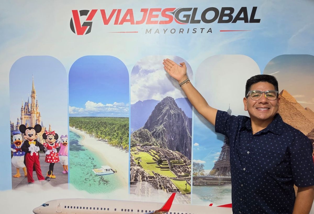 M&aacute;ximo Herrera Sifuentes, international sales manager de Viajes Global Mayorista.