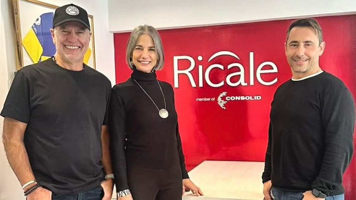 Los ejecutivos de Ricale impulsan Ricale Academy: Victor Catania (presidente), Martin Invernizzi (CEO) y Ana Ines Maqueira (Chief People Officer).