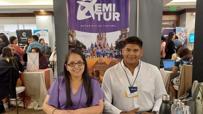 Equipo Emitur Mayorista de Turismo, incluida Evelyn Hinojosa.&nbsp;