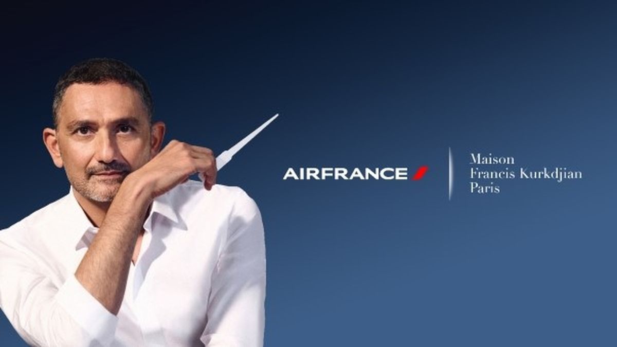 Air France: “AF001” cuenta con el talento de Francis Kurkdjian, maestro perfumista y director artístico de Maison Francis Kurkdjian. &nbsp; &nbsp; &nbsp;