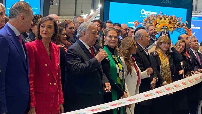 Miguel Torruco Marqués, titular de la Sectur, inauguró pabellón mexicano en FITUR 2023.