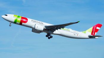 Un avión de TAP Air Portugal, aerolínea que Air France-KLM e IAG aspiran a comprar.